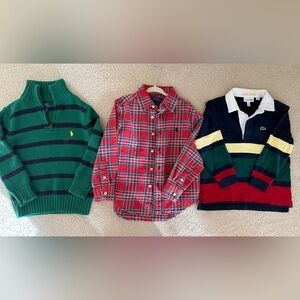 4T boys bundle- Ralph Lauren, Lacoste